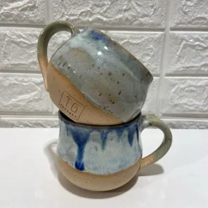 Blue Glaze Ceramic Mug
