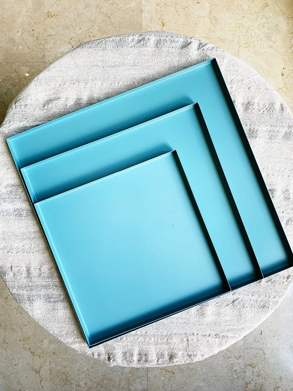 Blue Ocean Square Trays