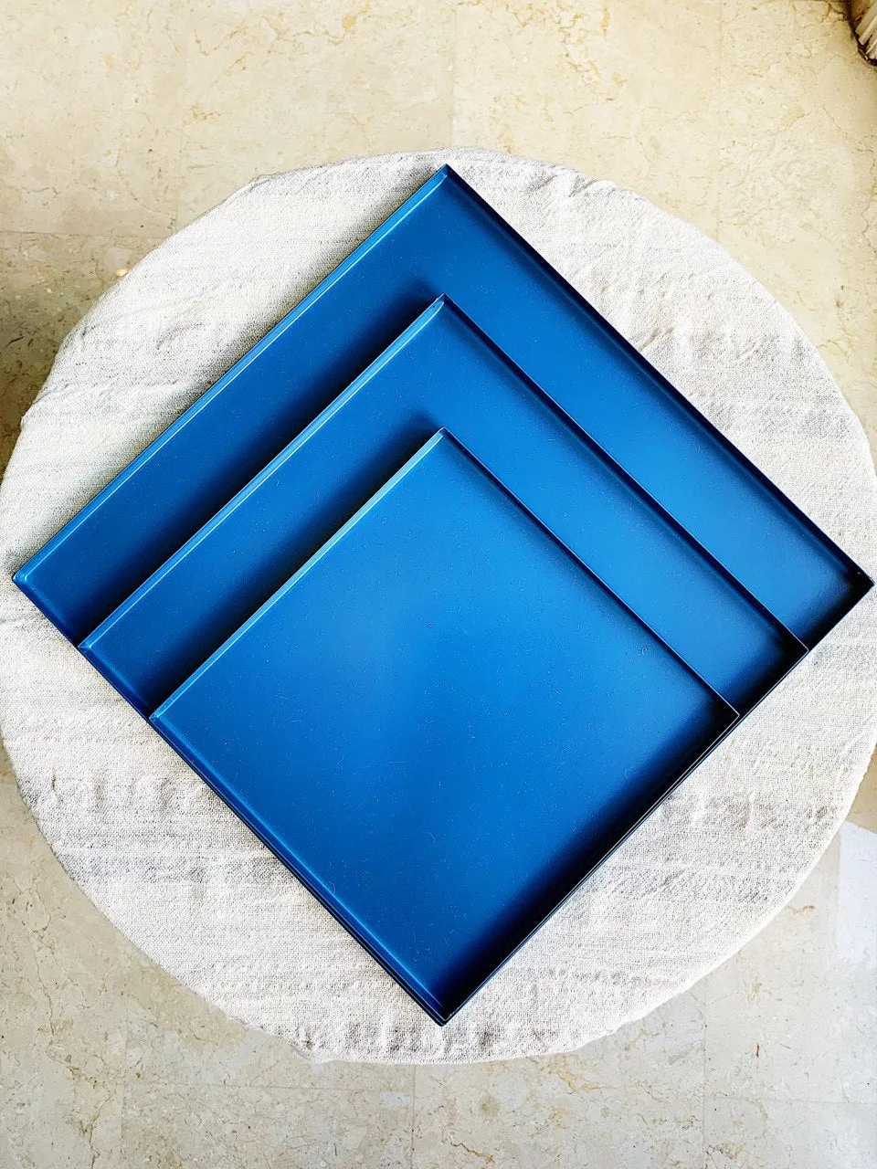 Blue Ocean Square Trays