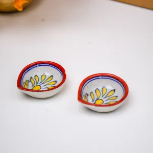 Blue Pottery Festive Diya