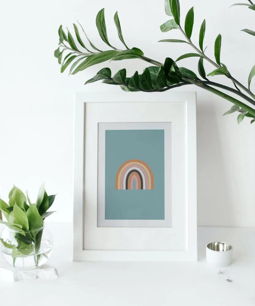 Boho Wall Art Set Of 10 PRINTABLE WALL ART, Terracotta Prints, Abstract Boho, Boho Sun Print, Apartment Decor Boho, Boho Rainbow, Indie Prints