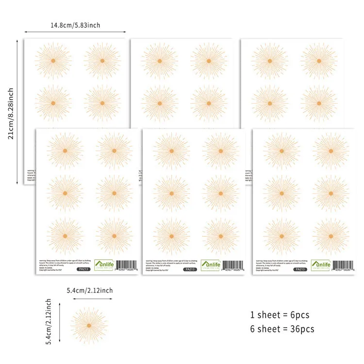 Boho Wall Decal | Starburst