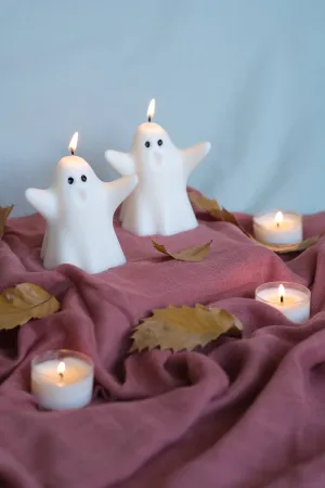 Boo Pink Ghost Candles