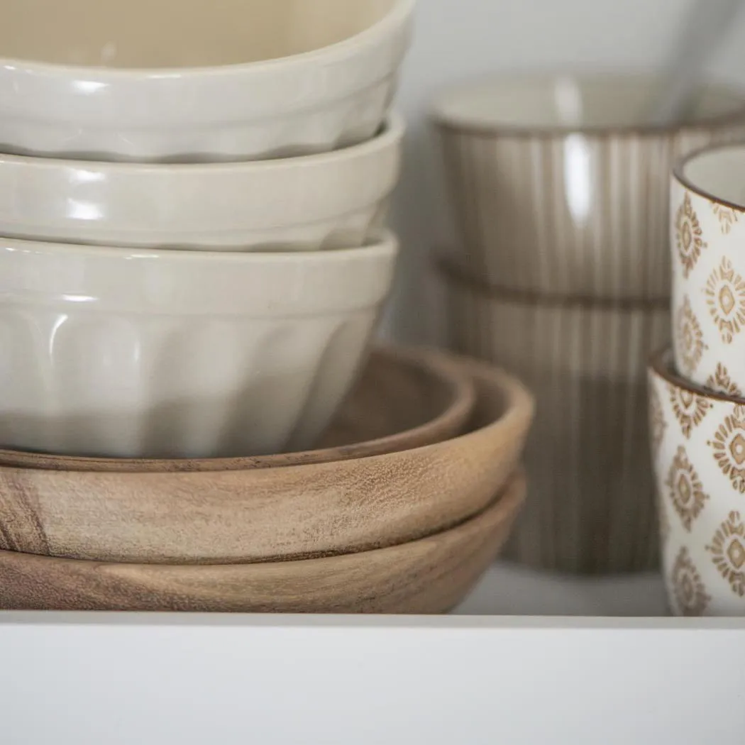 Bowl Set Of Three Acacia Wood