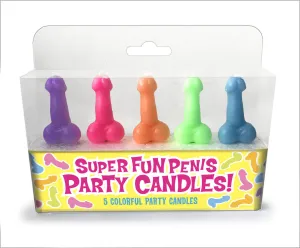 Bright and Funny Penis Party Candles for Celebrations