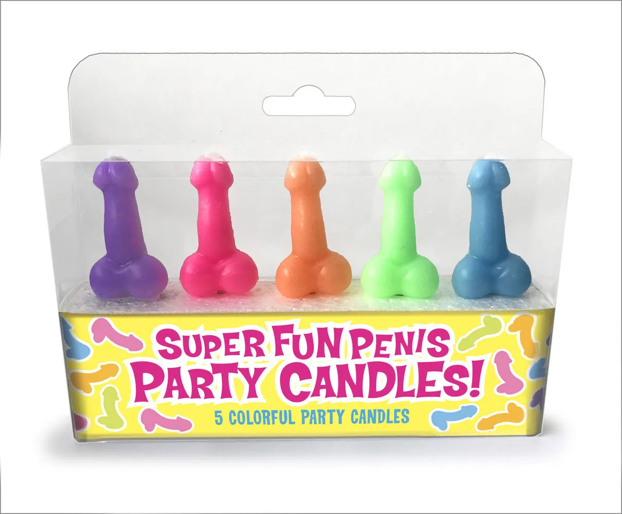 Bright and Funny Penis Party Candles for Celebrations