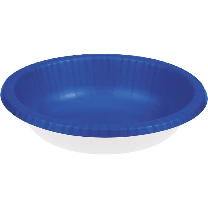 Bulk Cobalt Blue 20 oz 20 oz Paper Bowls (200 per Case)