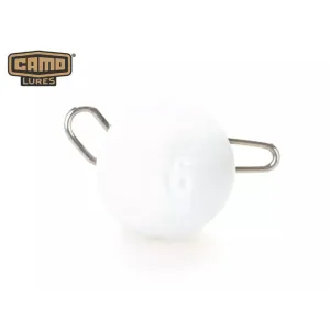 Camo Lures | Camo Tungsten Flexible Head | White