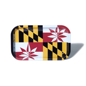 C&C Classic Flag Maryland Metal Tray