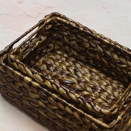 Cane Table Baskets (Set of 2)