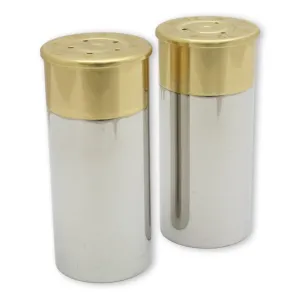 Cartridge Shaped Salt and Pepper Shakers