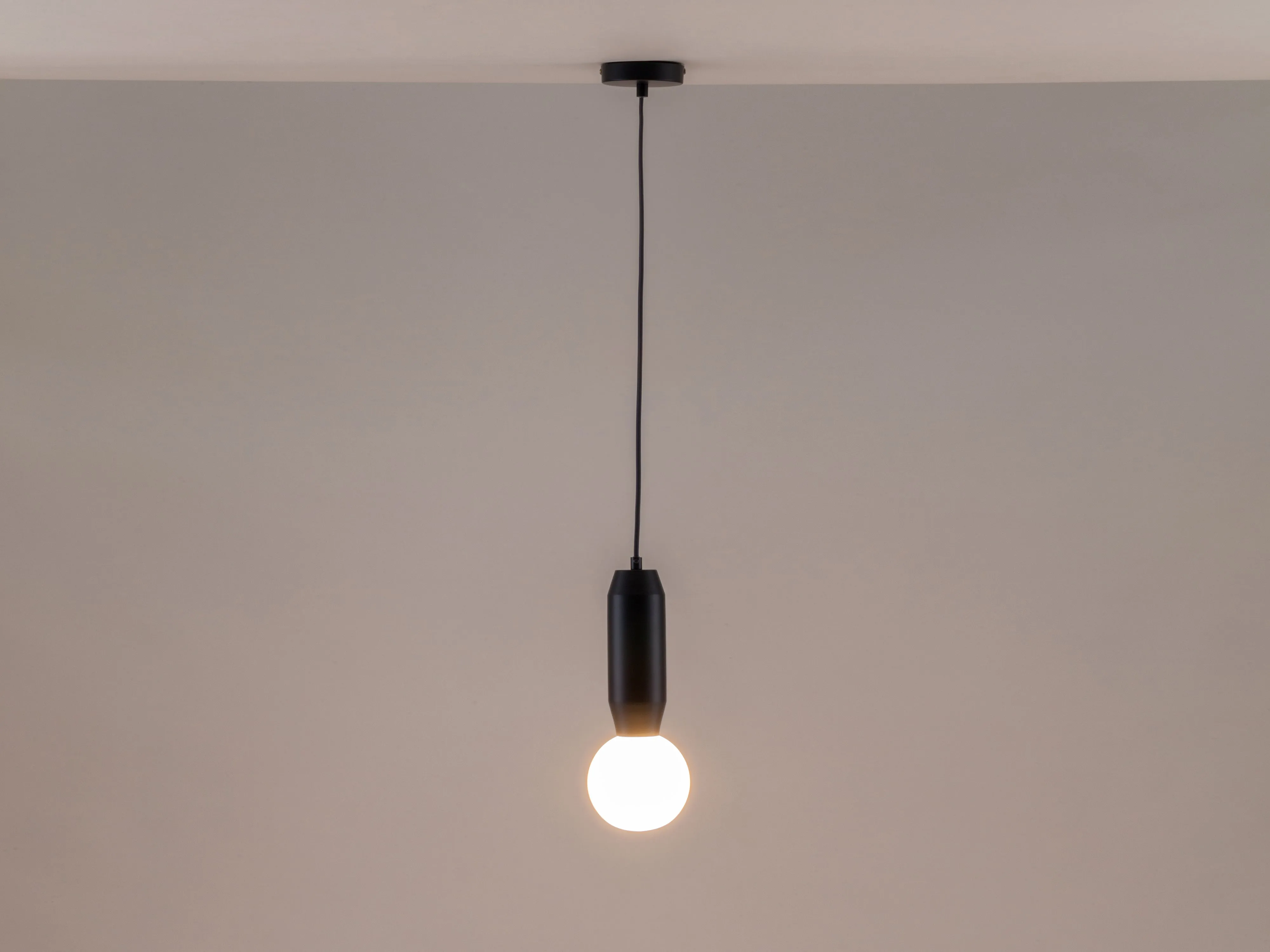 Charcoal grey pendant ceiling light