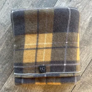 Charcoal Plaid | Kids Throw Blanket