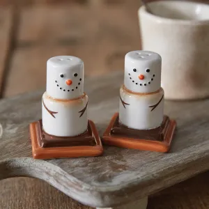 Charming Ceramic S'mores Salt and Pepper Shakers for Your Farmhouse Table