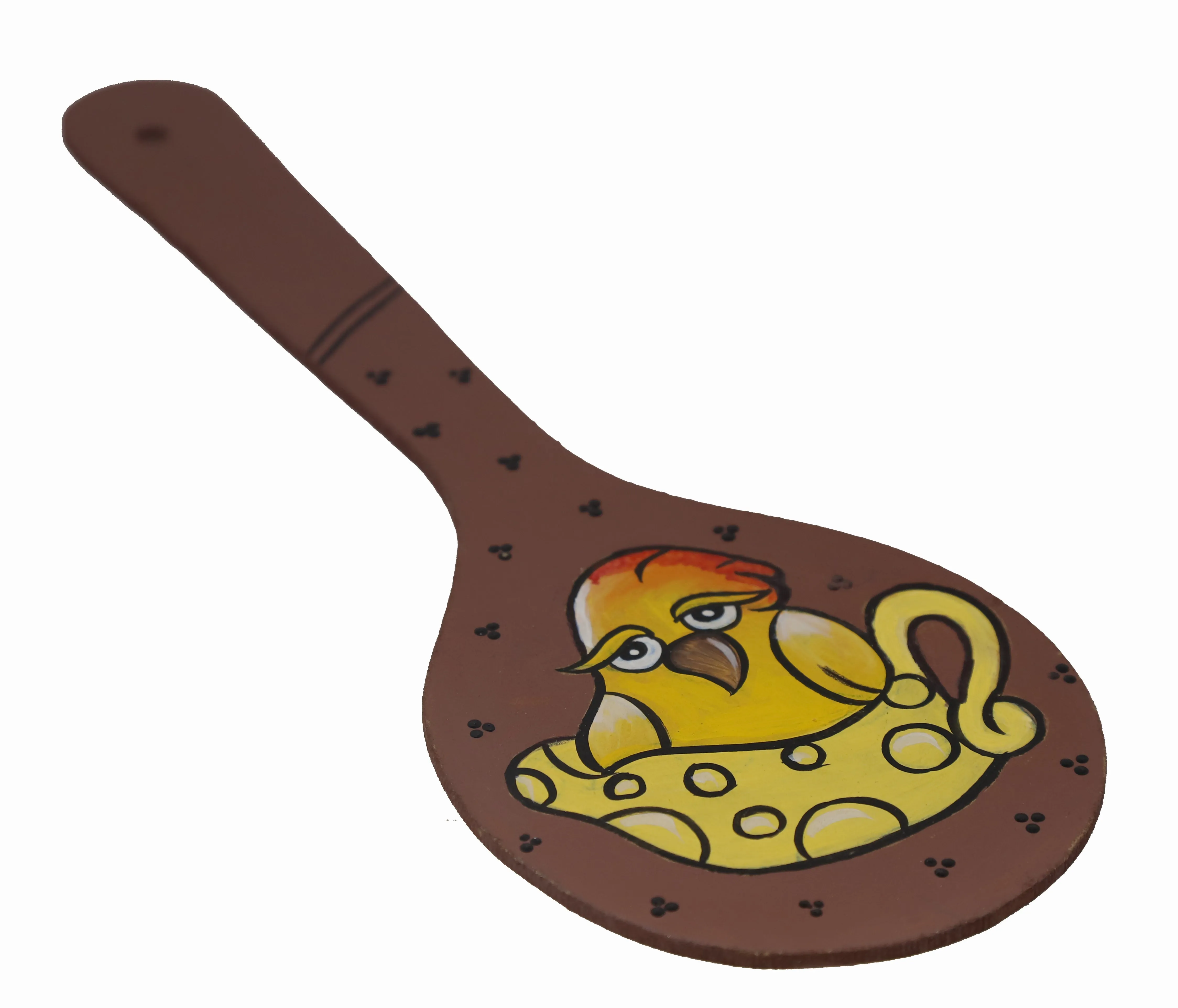 Chicken Dinner Hand-Painted Wooden Hanging Spoons (Set of 2)