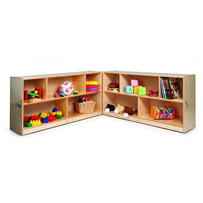 Clear Tray Double Column Storage Cabinet