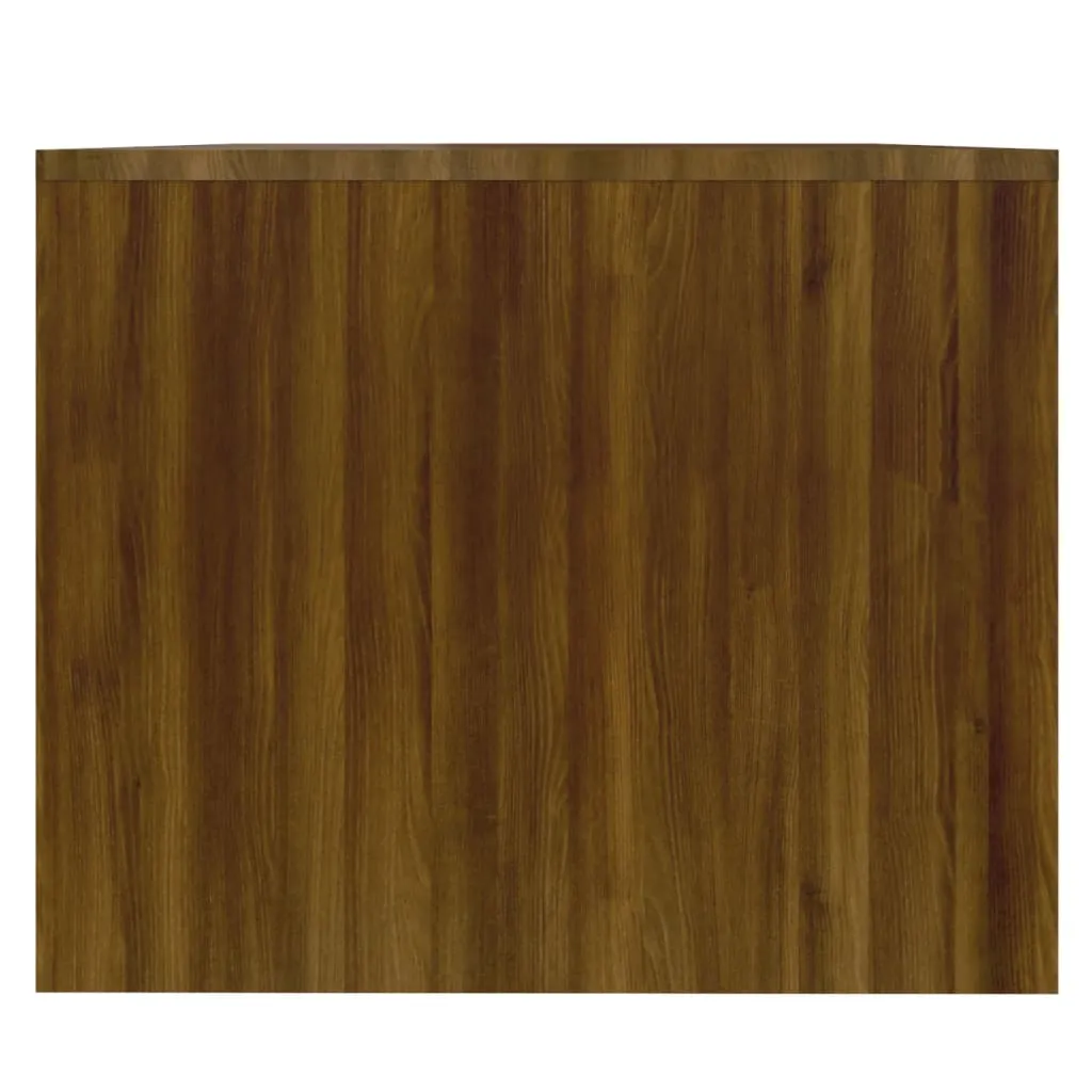 Coffee Table Brown Oak 90x50x41.5 cm Chipboard