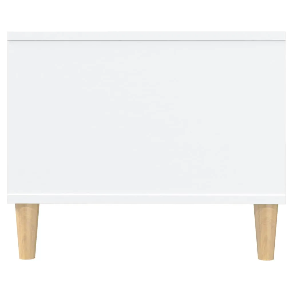 Coffee Table White 102x50x40 cm Engineered Wood