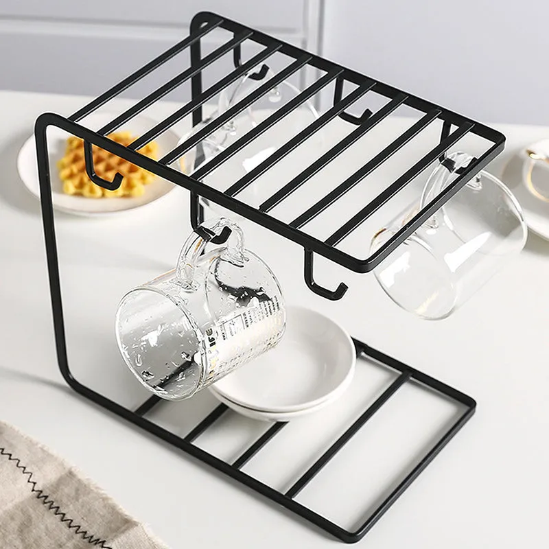 Coffee Tea Mug Cup Holder 6 Hook