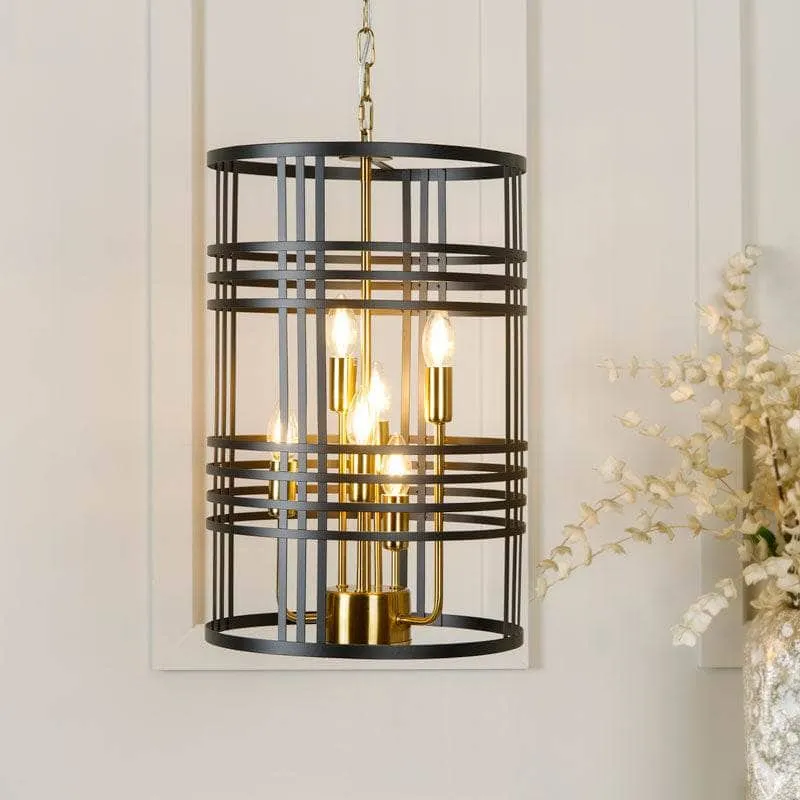 Colorado Pendant Light - Black & Gold