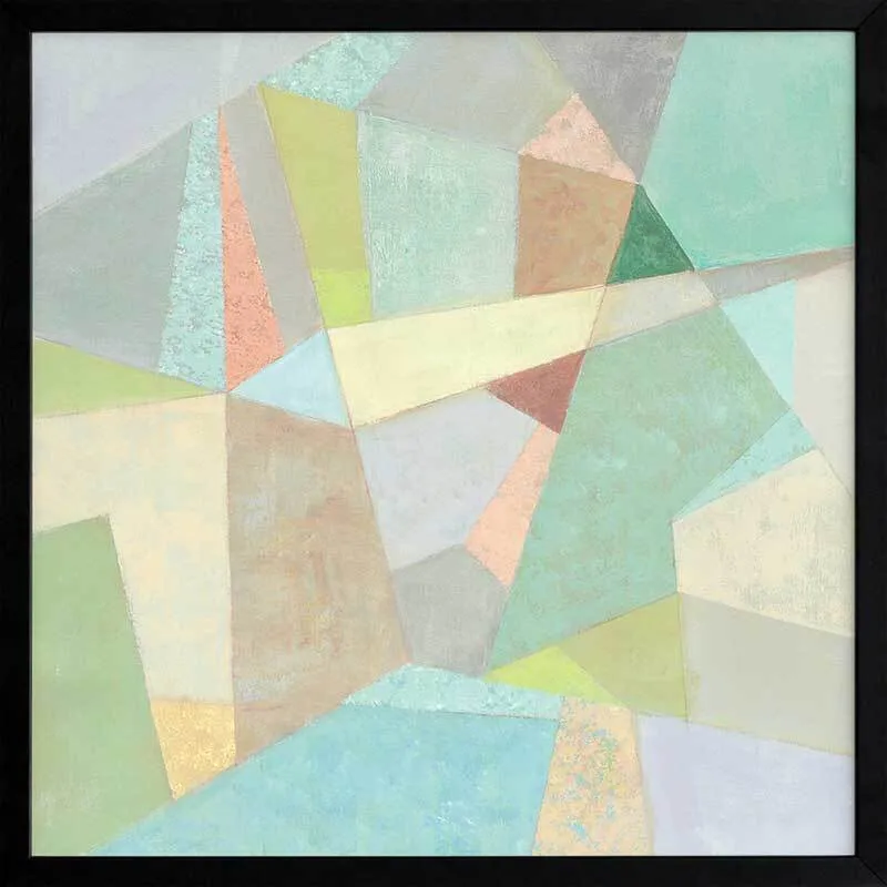 Coloured Glass Framed Art Print