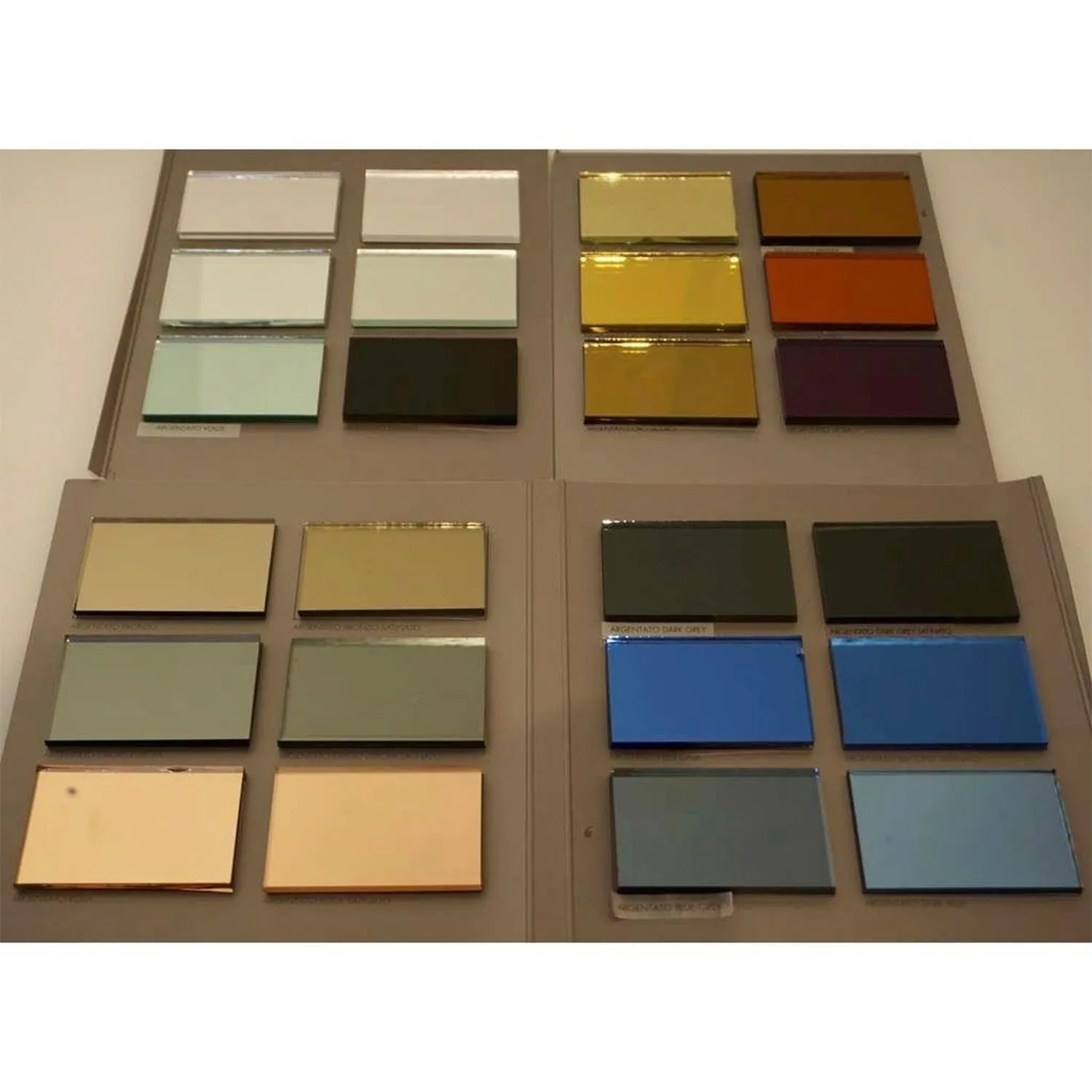 Contemporary Italian Scalloped Double Frame Silvered Bronze Murano Glass Wall Mirror