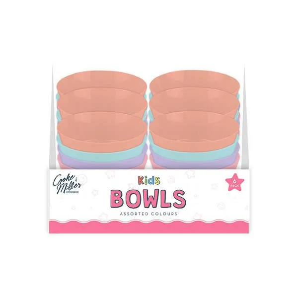 Cooke & Miller Pink Bowls 6 Pack