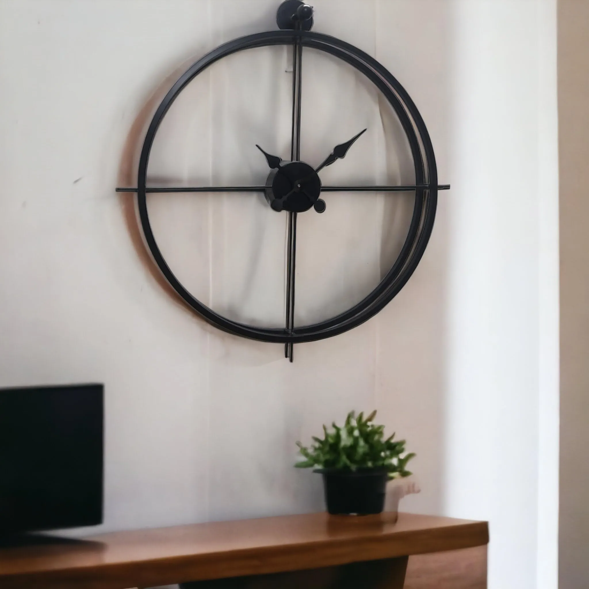 Craftique double ring wall clock 24 inch