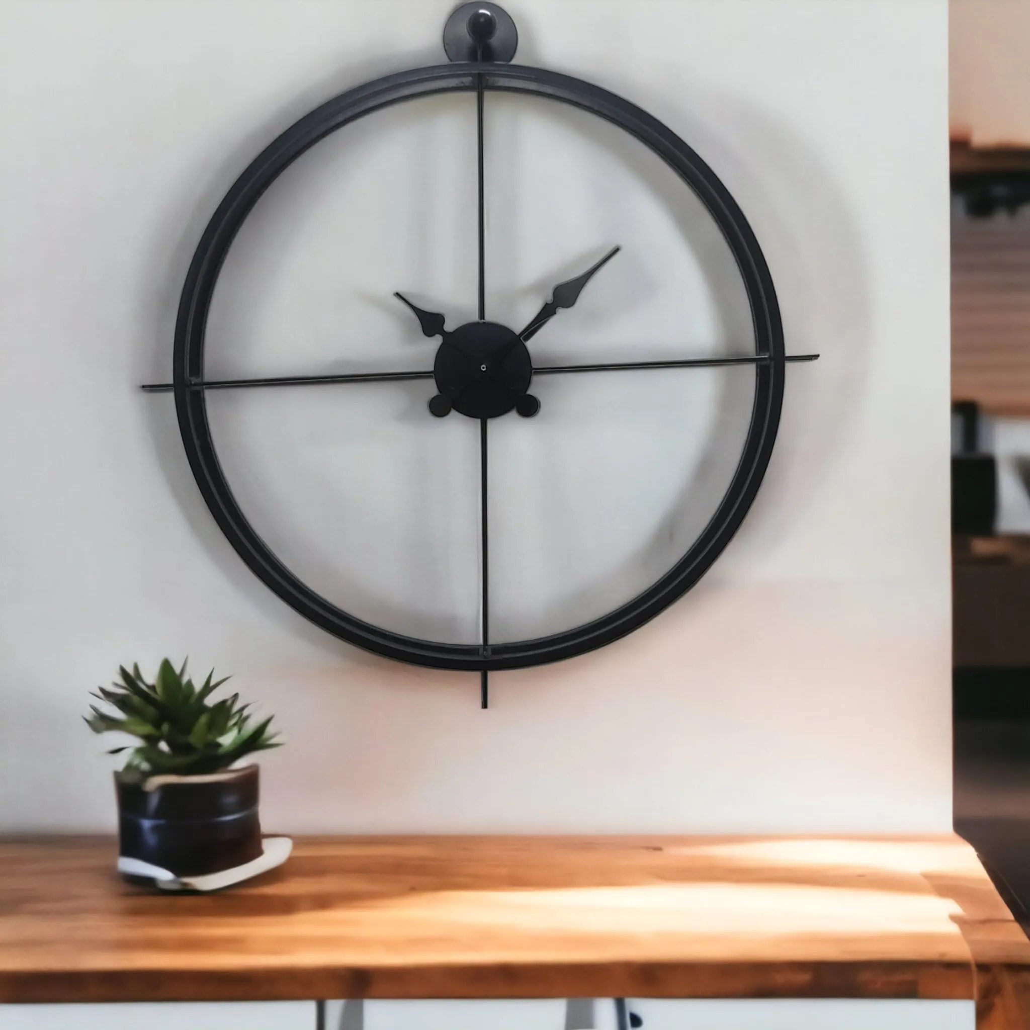 Craftique double ring wall clock 24 inch