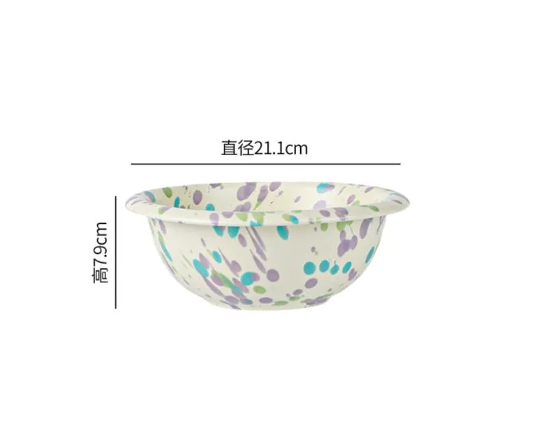 Creative Colorful Splash-ink dishes