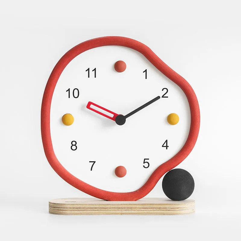 Creative Home Decoration Table Clock for TV Lounge 8 Inches