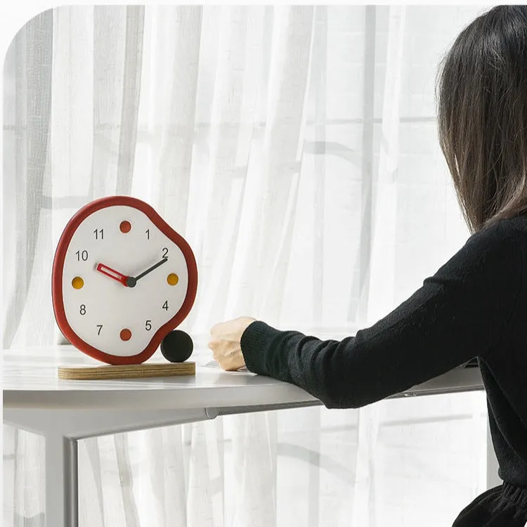 Creative Home Decoration Table Clock for TV Lounge 8 Inches