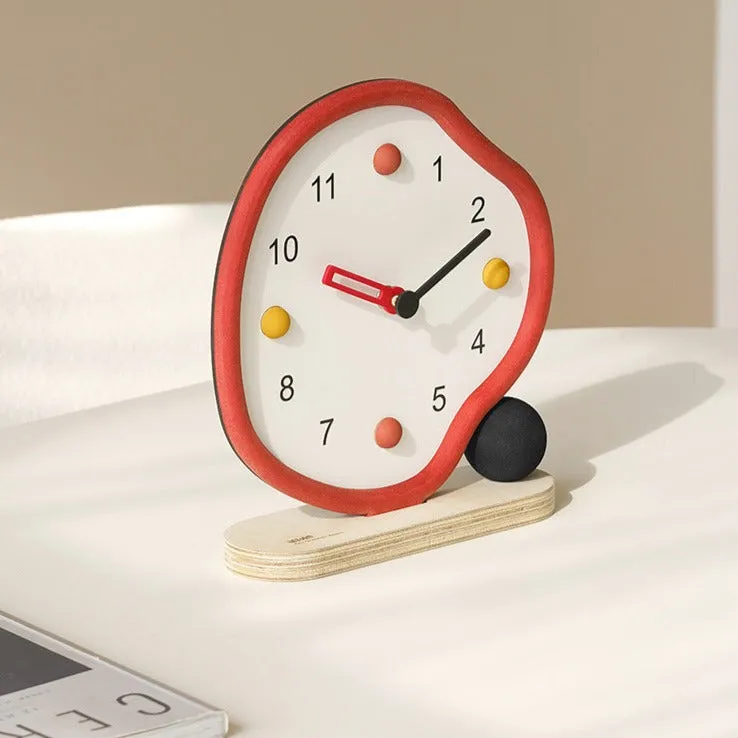 Creative Home Decoration Table Clock for TV Lounge 8 Inches
