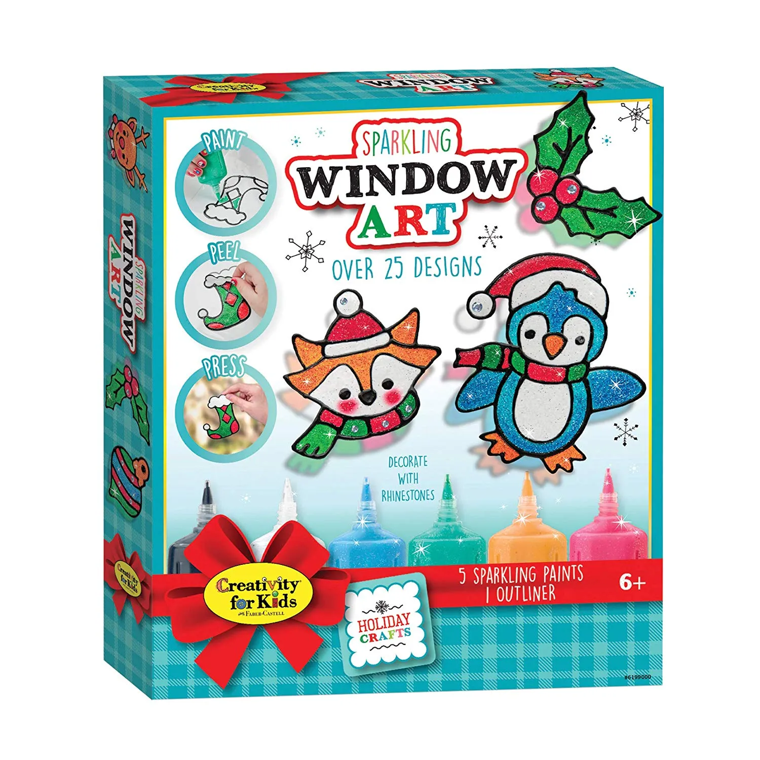 Creativity for Kids Holiday Sparkling Window Art