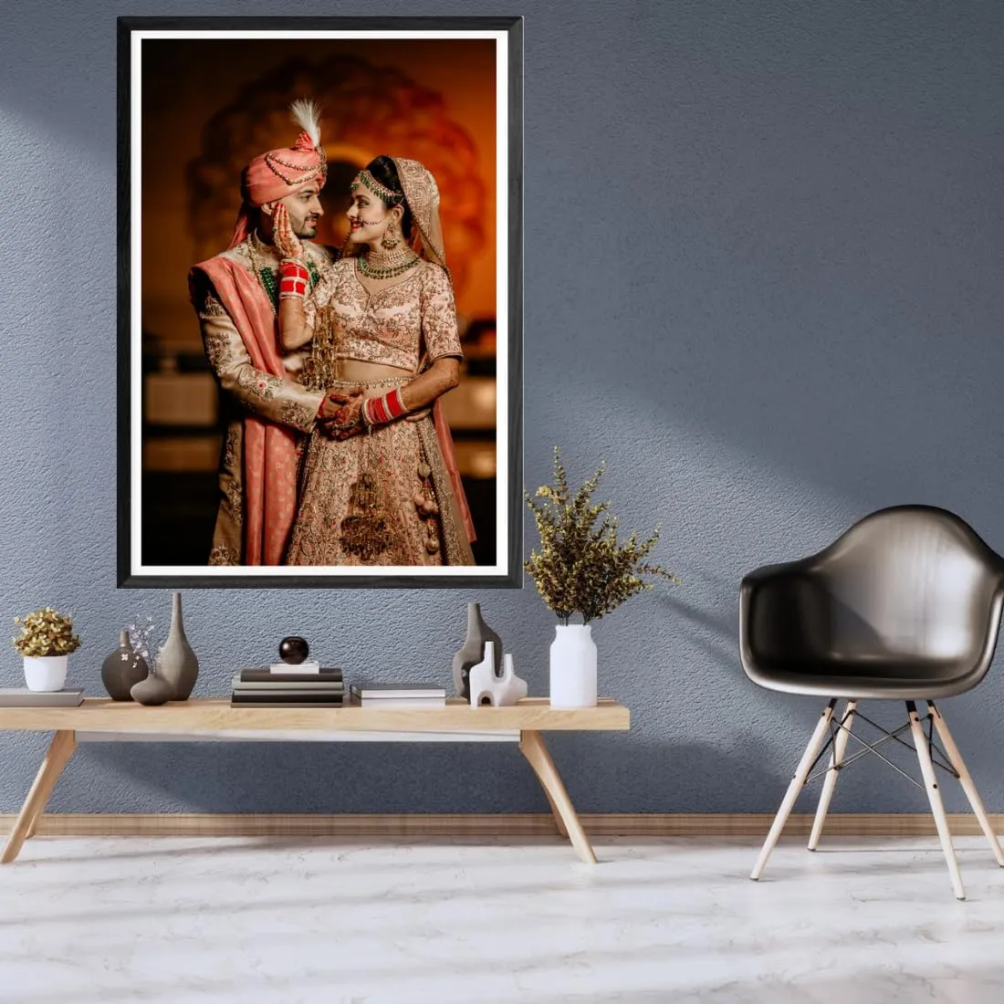 Customize single photo frame for marriage anniversary birthday couple etc photo customizebig size 14 * 20 inch