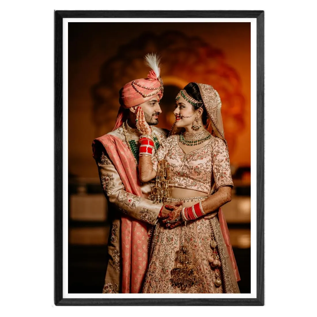 Customize single photo frame for marriage anniversary birthday couple etc photo customizebig size 14 * 20 inch