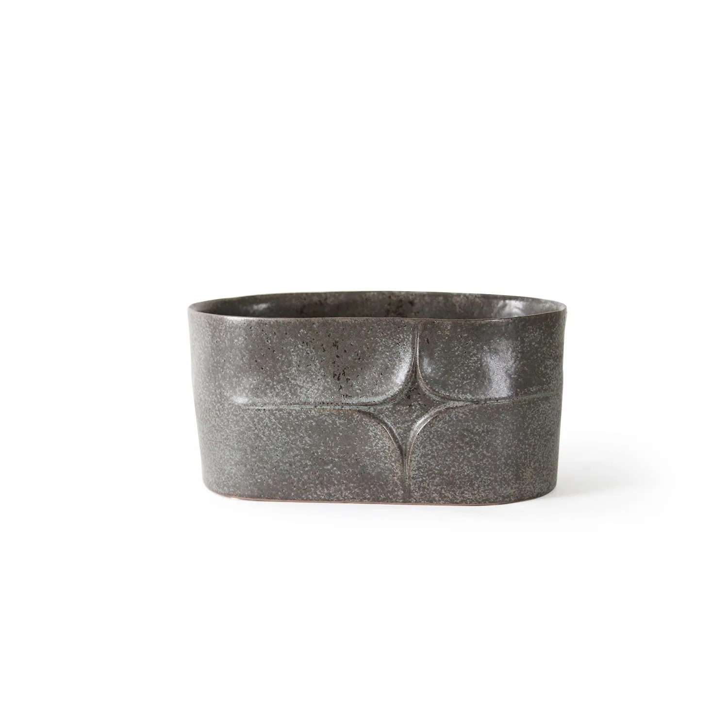 Decorative Oval Ceramic Pot