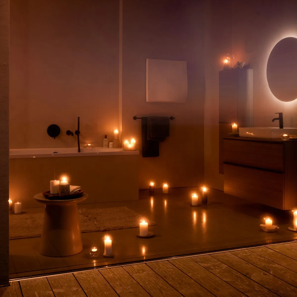 Duravit Better 700mm Mirror with Ambient LED Lighting - LM7861000000000