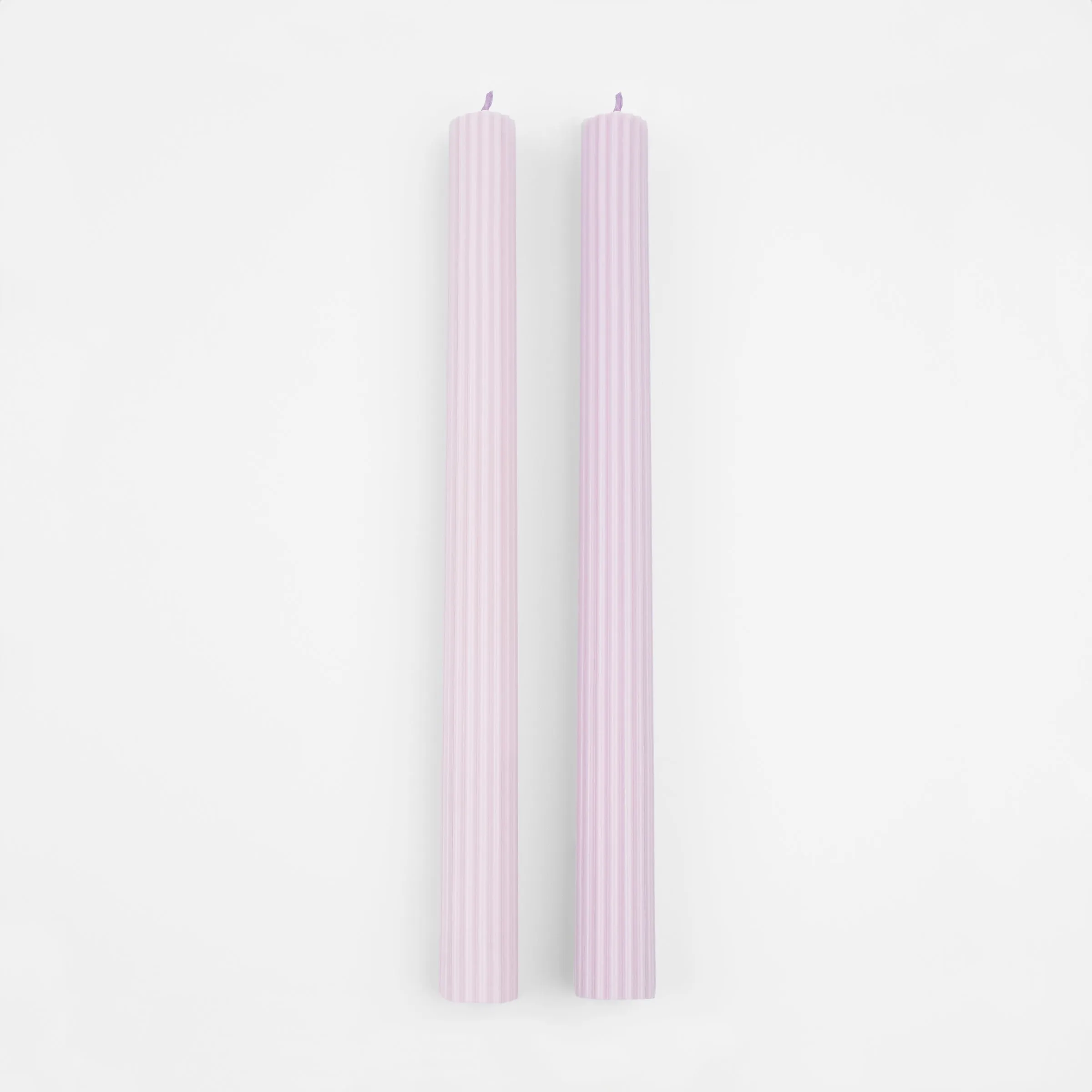 Dusty Lilac Table Candles (x 2)