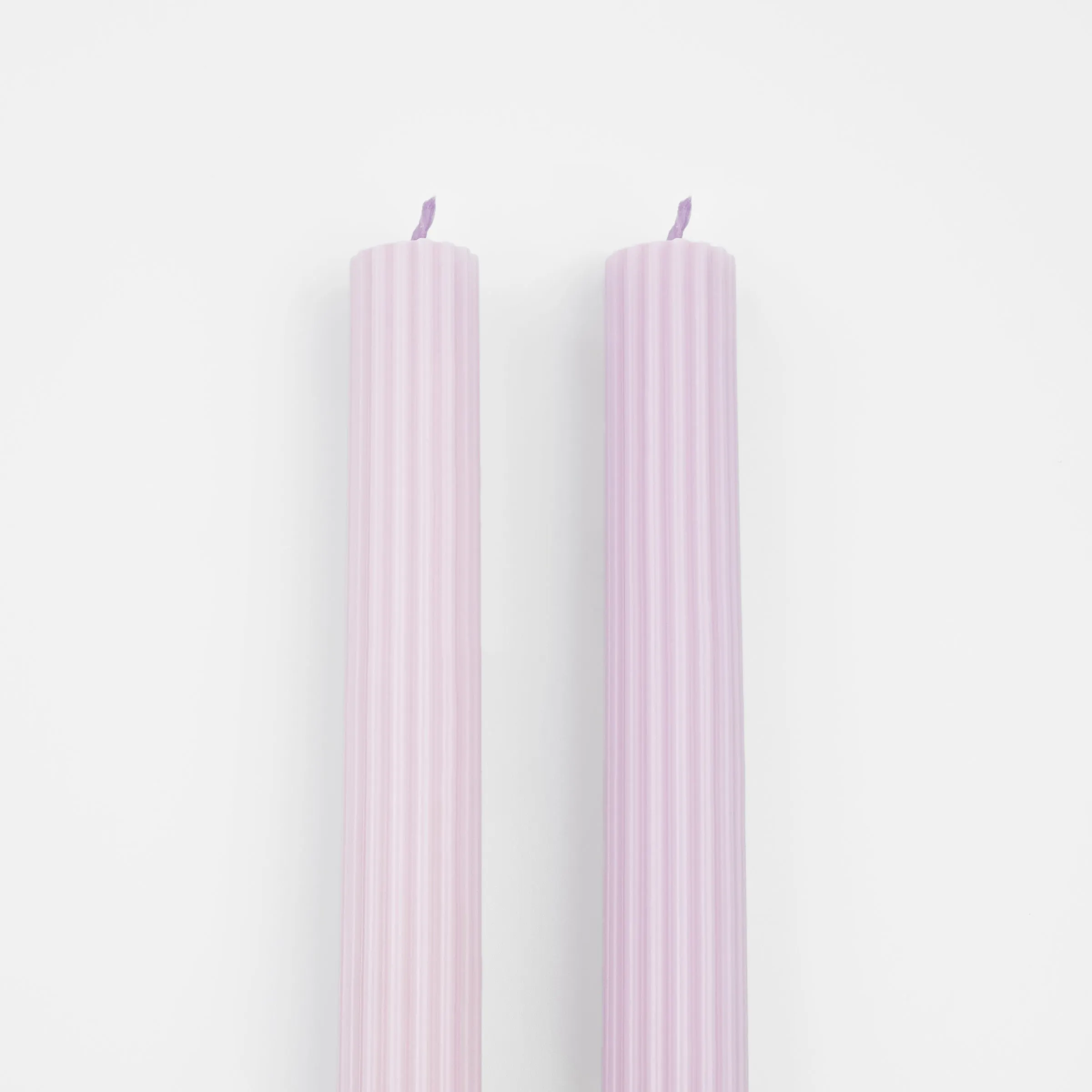 Dusty Lilac Table Candles (x 2)