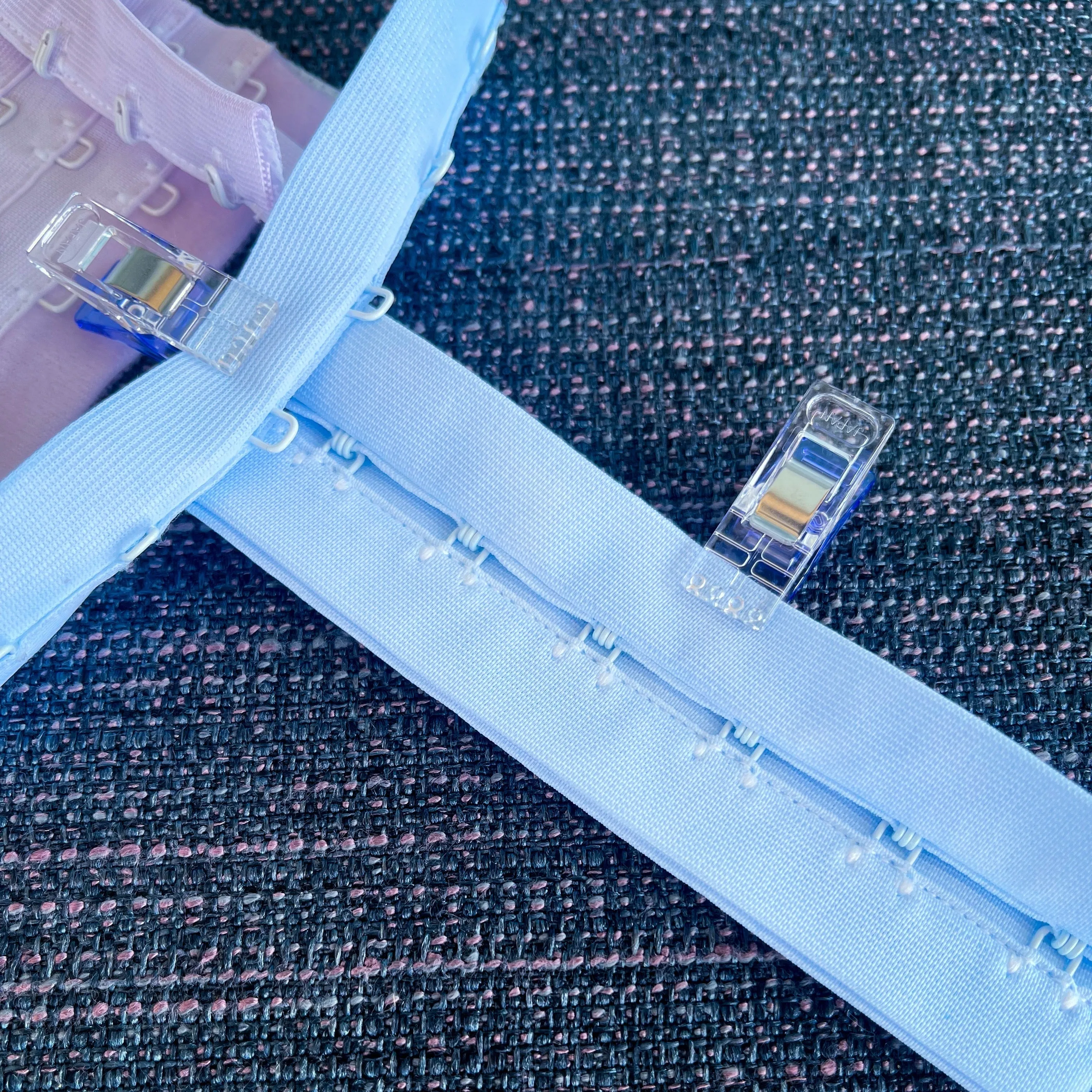 Dyeable Single Hook and Eye Tape Half Yard