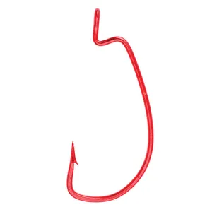 Eagle Claw Lazer Magworm Hooks Red 4/0