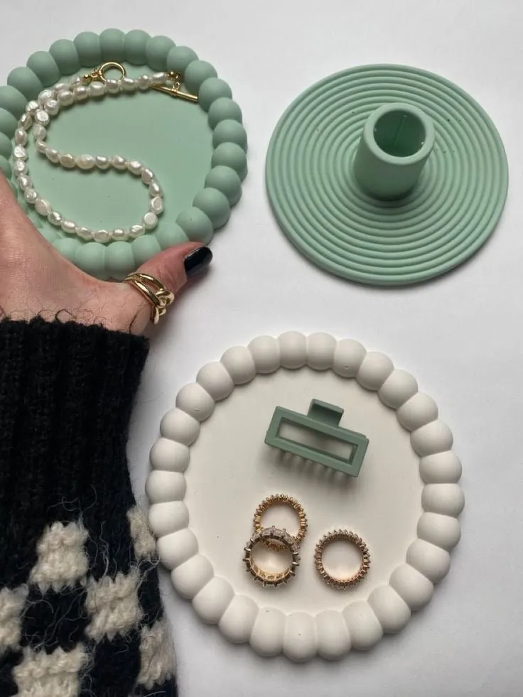 Eco-Friendly Bubble Round Tray