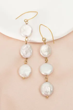 Elegance Freshwater Pearl Earrings