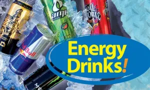 Energy Drinks- 12" x 20" Pump Topper Insert