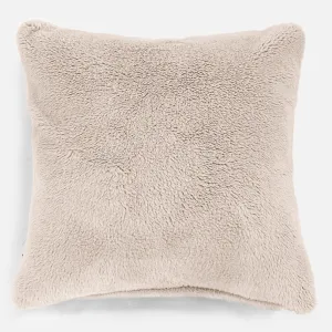 Extra Large Decorative Cushion Cover 70 x 70cm - Teddy Faux Fur Mink