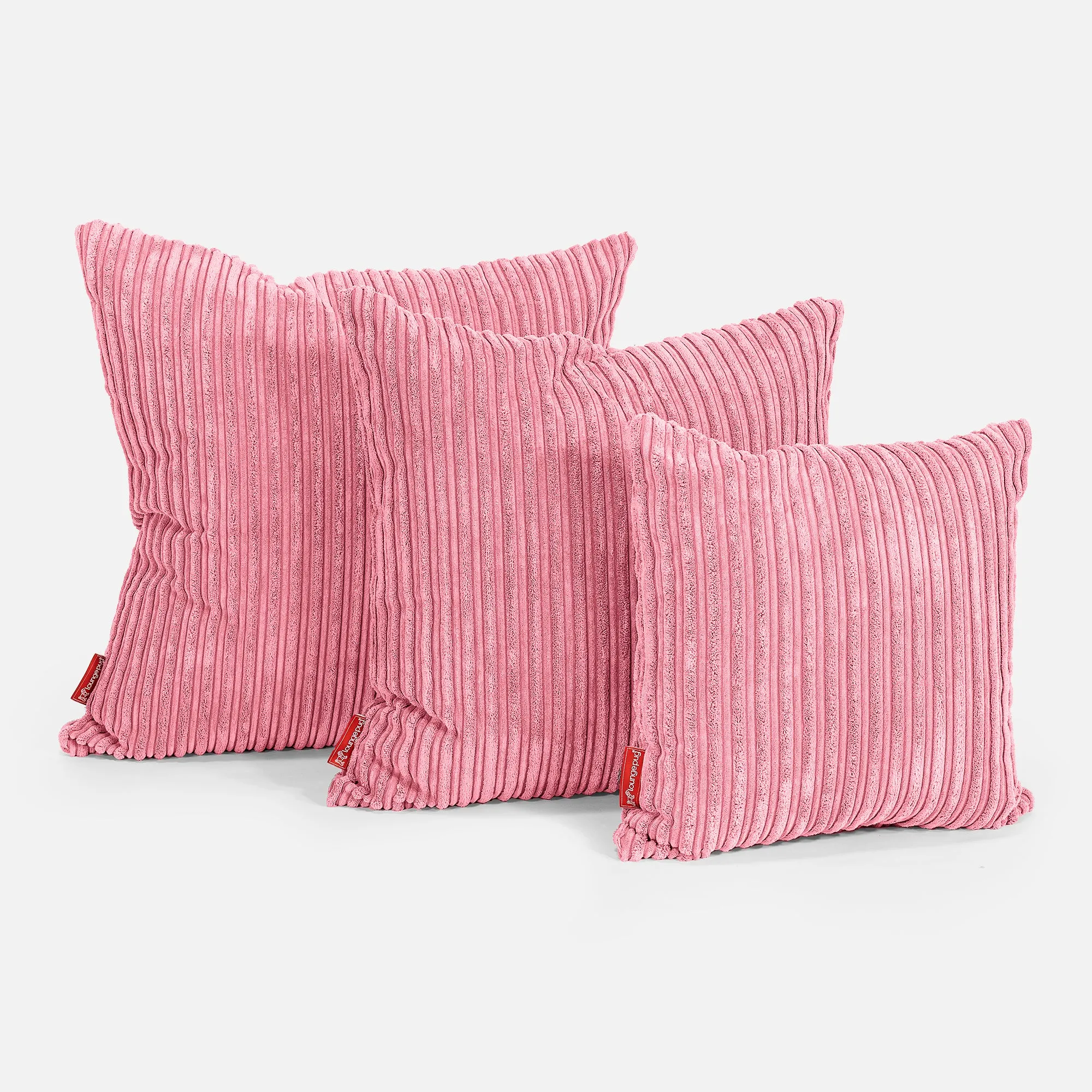 Extra Large Scatter Cushion Cover 70 x 70cm - Cord Coral Pink
