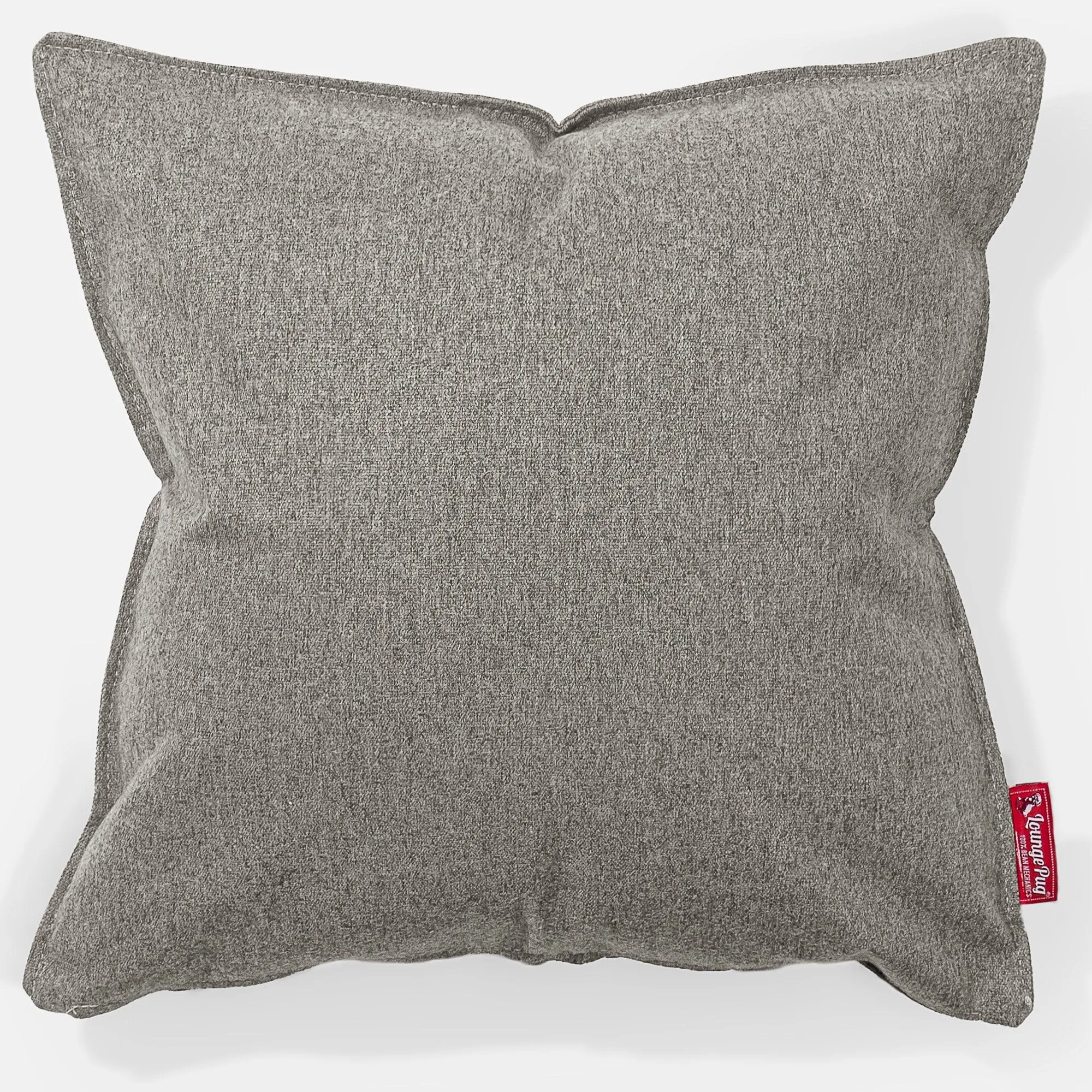 Extra Large Throw Pillow Cover 70 x 70cm - Interalli Wool Silver