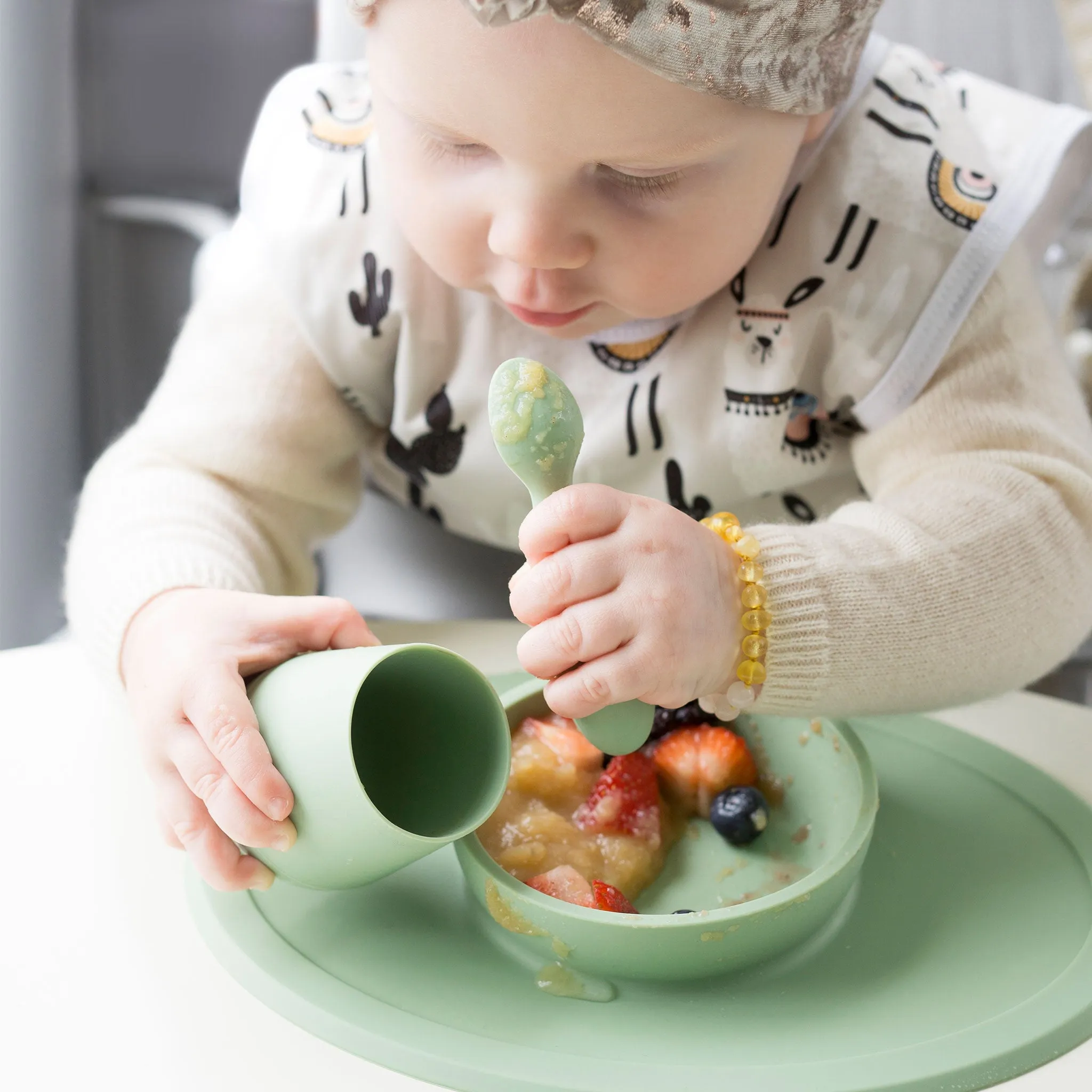 ezpz Silicone First Foods Set