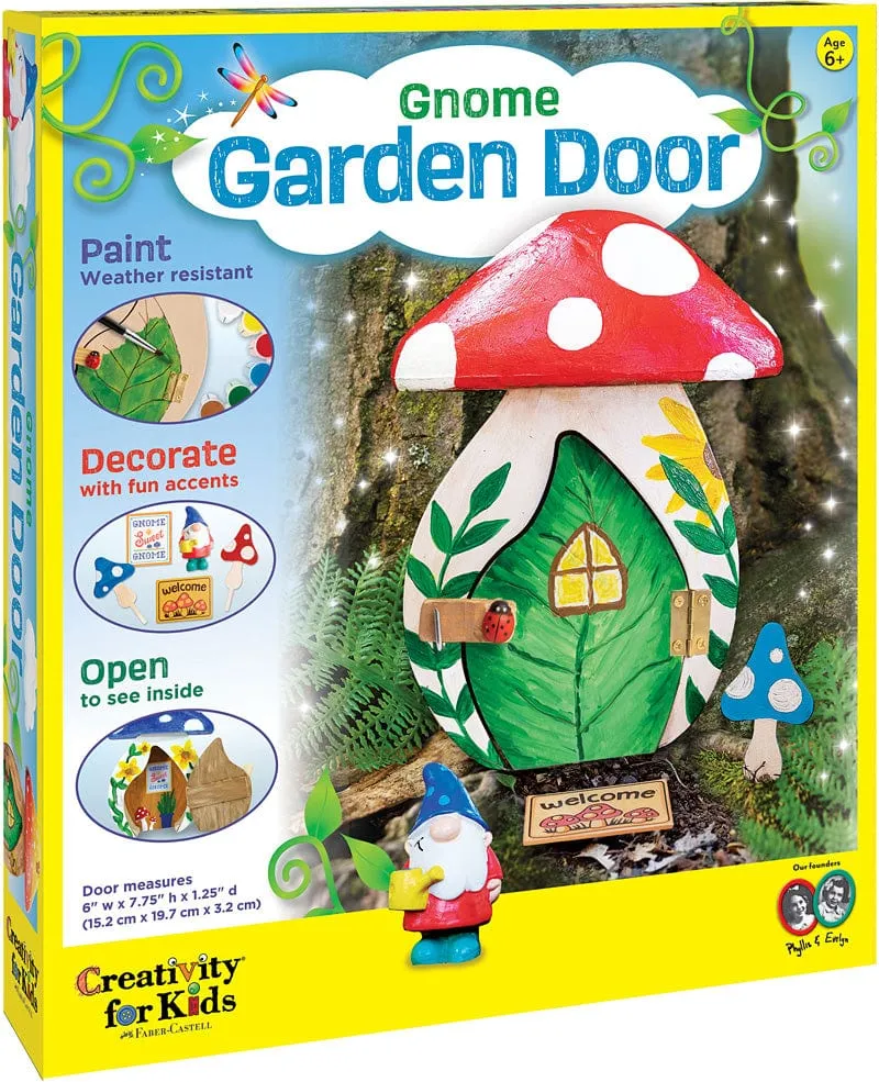 Faber Castell Gnome Garden Door - Art Kits for Kids